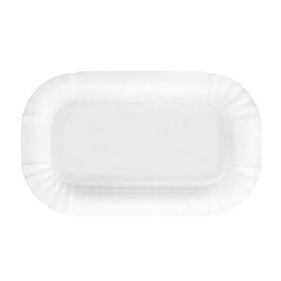 MONOUSO - Pappschale rechteckig weiß 9x15cm (1.000 Stück)