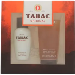 Tabac, Aftershave, Original After Shave Lotion 50ml and Shower Gel 100ml Set Spicy 75ml - Pack of 2 (Aftershave Lotion, 50 ml)