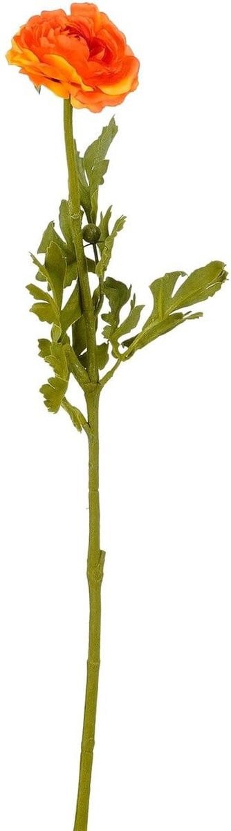 Mica Decorations Ranunculus Oranje - 56 cm