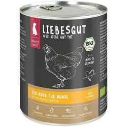 Hunde Nassfutter - Huhn mit Wurzelgemüse und Amaranth 800g