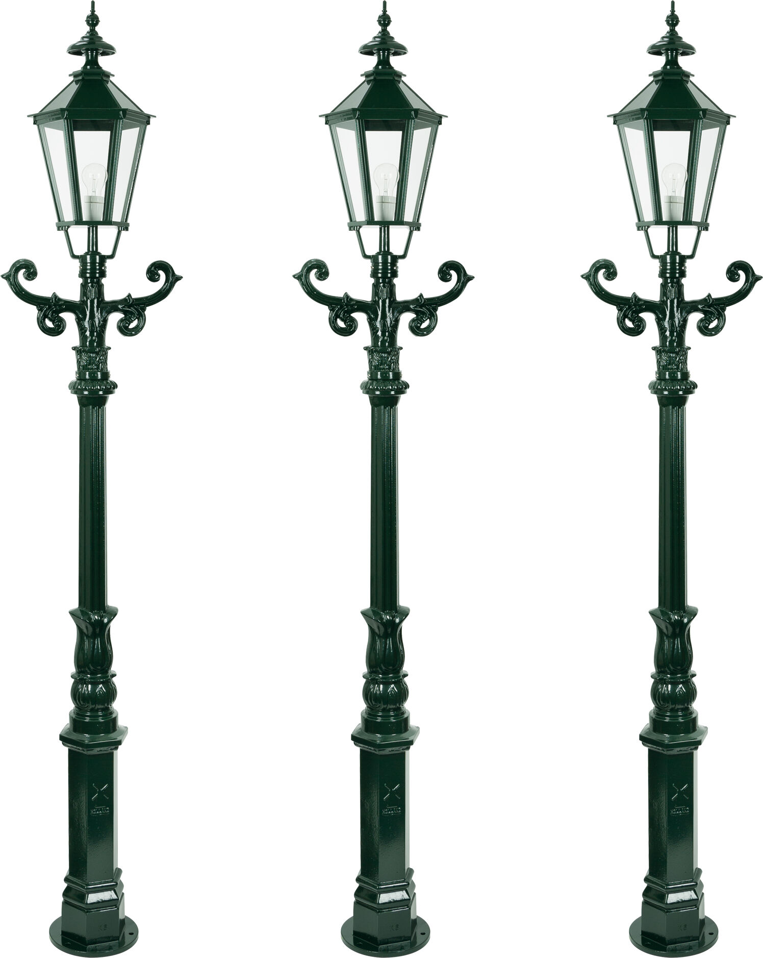KS Verlichting De Kennemer Lantaarn set 3x