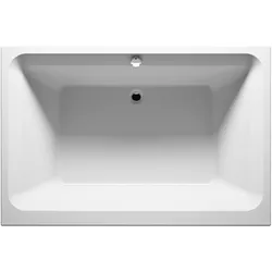 RIHO Castello Rechteck-Badewanne, Einbau, 2-Sitzer, 180x120x51cm, 335 Liter, weiß, B064001005