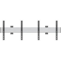 Multibrackets M Wallmount Pro MBW2U Fixed Silver (Wand, 60 kg, 40" - 65"), TV Wandhalterung, Silber