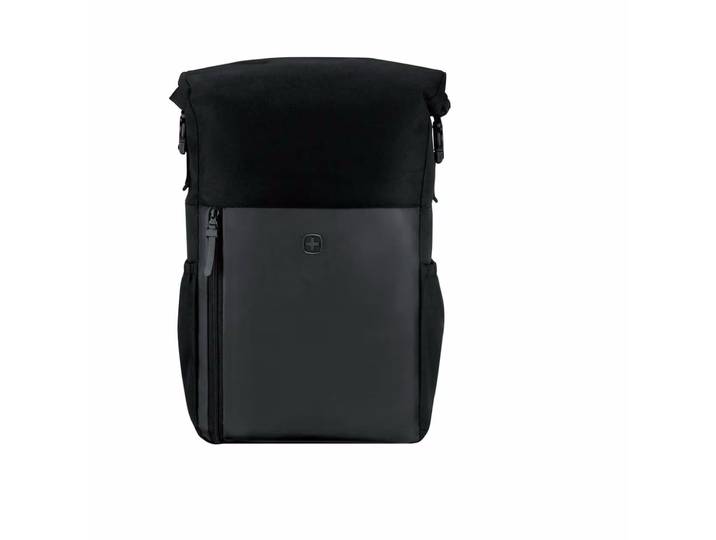 Wenger UrbanOne Roll-Top Backpack 15.6 inch Black Laptop Tasche – schwarz