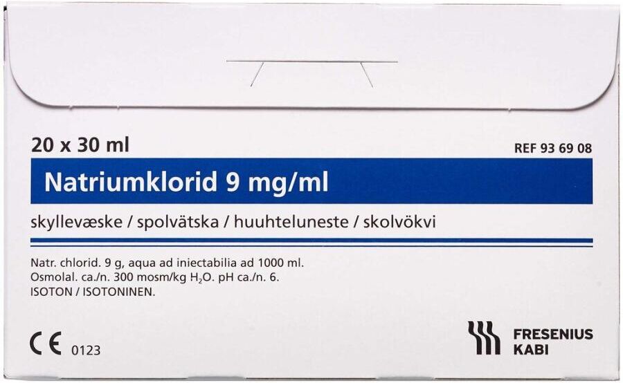 Fresenius Kabi Natriumklorid 9mg/ml Microspol Medicinsk udstyr 20 x 30 ml