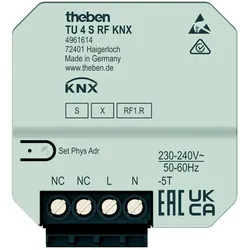 Theben Funk-Tasterschnittstelle TU 4 S RF KNX