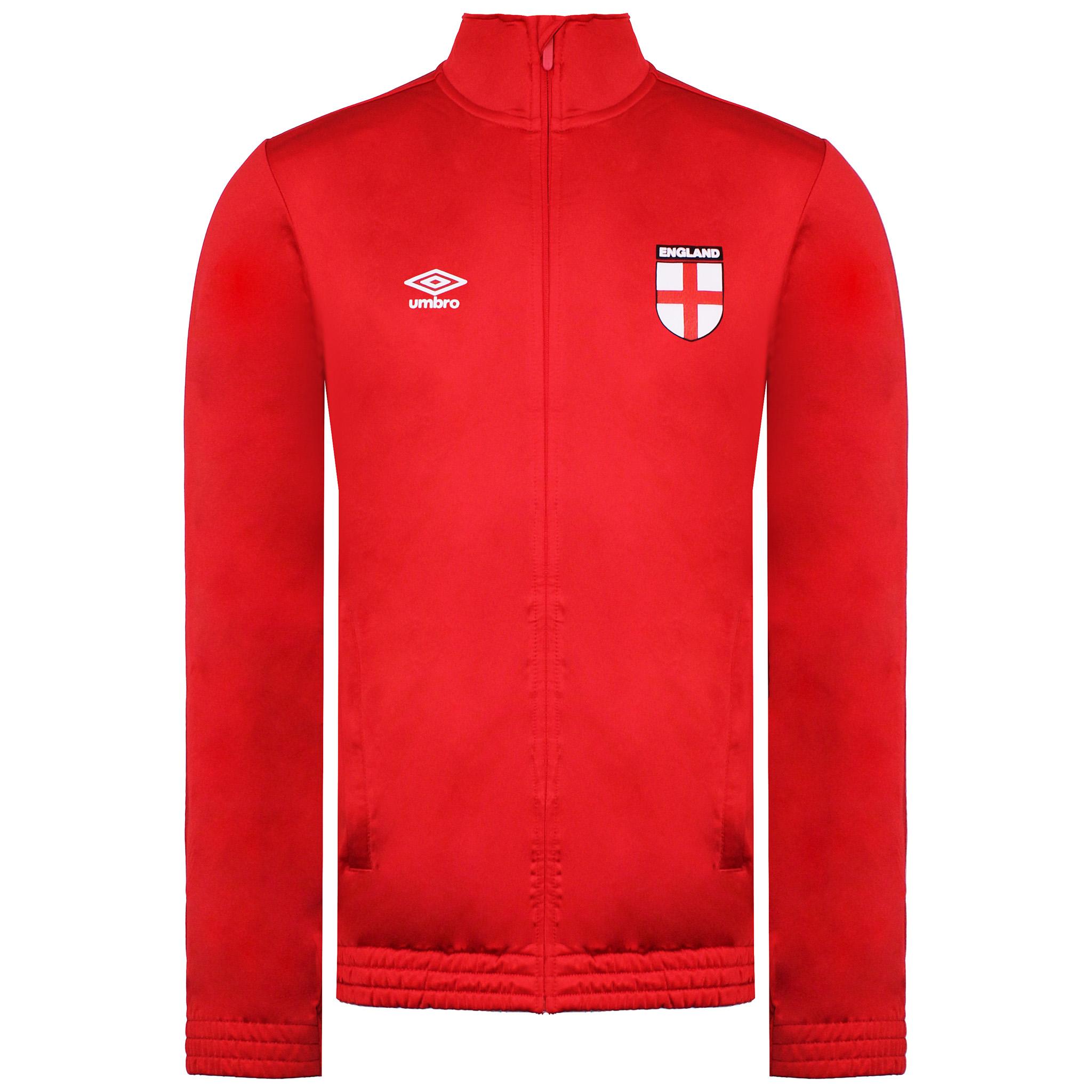 Umbro Engeland Tricot Heren Rood Track Jacket