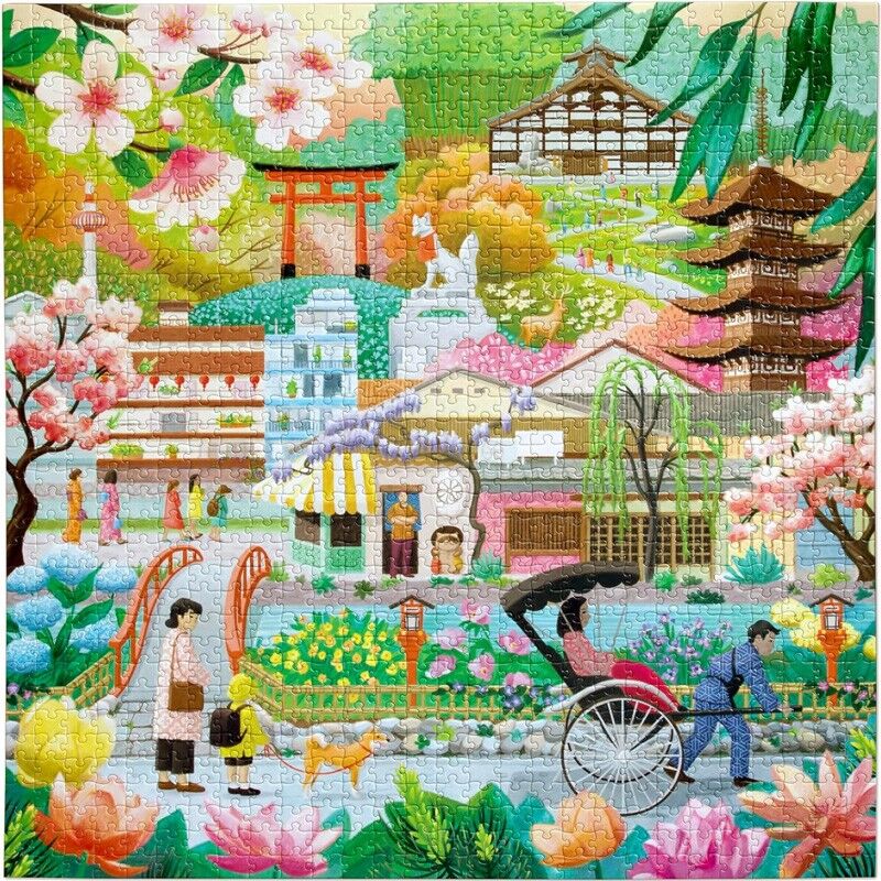 Puzzle 1000 pcs Seasons in Kyoto - Eeboo