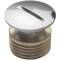 ASW Stedo Blindstopfen 184312 1/2", Messing verchromt