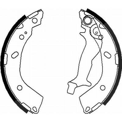 Hella Bremsbackensatz [Hersteller-Nr. 8DB355000-431] für Hyundai
