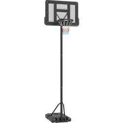 2-IN-1 Basketballständer 230-305cm Höhenverstellbarer Basketballkorb mit Ständer