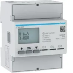 Hager ECM180T Energiezähler 1ph,direkt 3x80A, MBUS