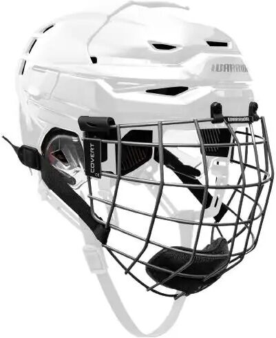 Warrior Covert CF 100 Combo Helmet (White)  - White - Size: Large