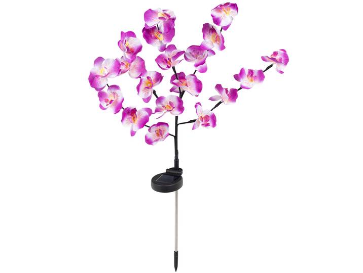 Solar Gartenstecker Orchidee, 70 cm