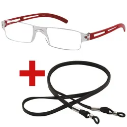 I Need You Lesebrille »Joy« +1,00 dpt inkl. Brillenband 65 cm rot, 2.8 cm