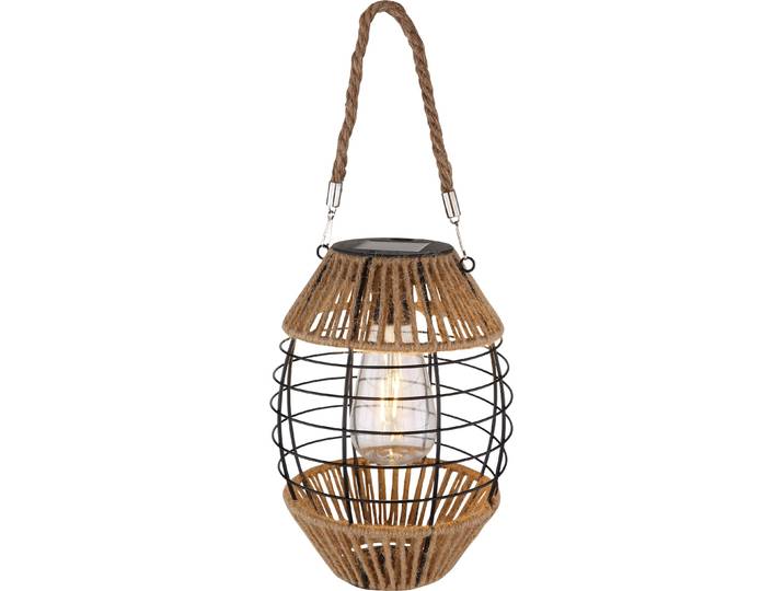 GLOBO 36669 Solarleuchte Metall schwarz matt, LED