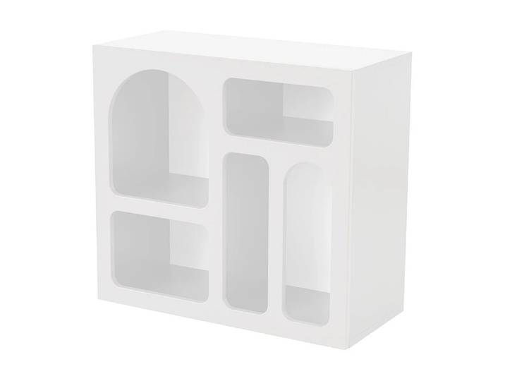 Console avec 5 niches - Blanc - LUELA