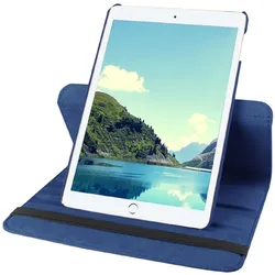 Schutzhülle für iPad Mini 4/5 Tablet Hülle Schutz Tasche Case Cover Blau 360 Grad drehbar Rotation Bumper