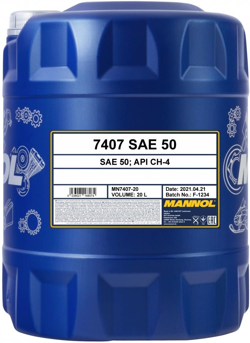 Sct - Mannol Motoröl Mannol Sae 50 [20l] Mn740720 20l