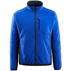 Fleecejacke "HANNOVER" Unique - 4XL - kornblau/schwarzblau