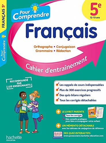 Lisle, Isabelle de - Pour comprendre, français 5e, 12-13 ans : orthographie, conjugaison, grammaire, rédaction : cahier d'entraînement - Preis vom 09.10.2026 07:28:09 h