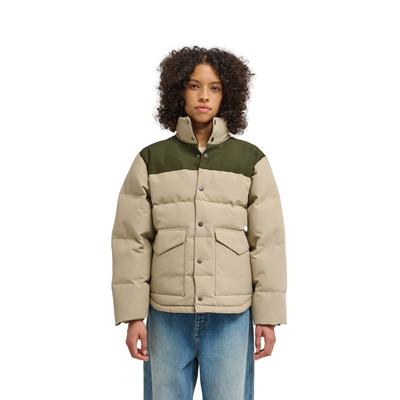 Outdoorjacke ELEMENT "Heritage Canvas", Damen, Gr. S, beige (aluminum), Obermaterial: 100% Polyester., Jacken Outdoorjacke