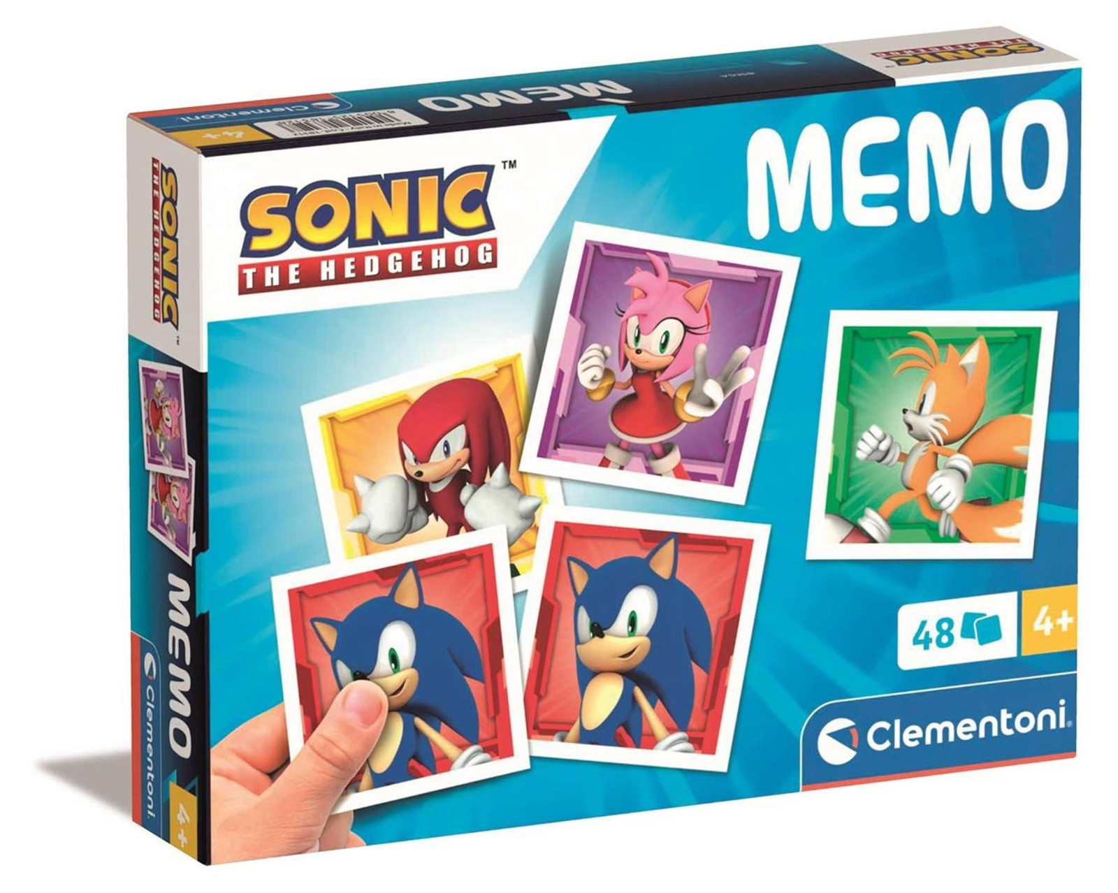 Clementoni Memo Sonic Kaartspel Geheugenspel voor kinderen vanaf 4 jaar