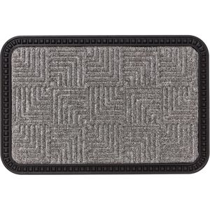 ASTRA Schmutzfangmatte Border Star, 50 x 80cm, silber