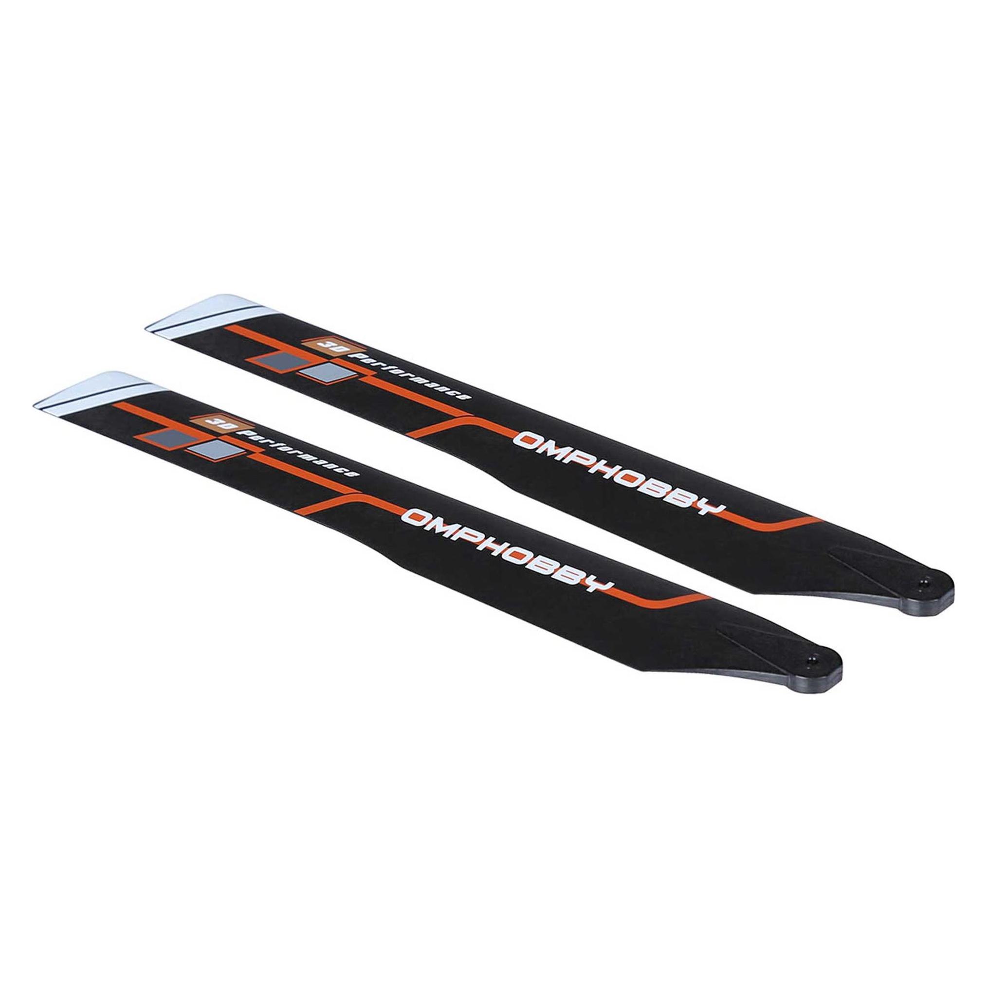 OMP Hobby Hauptrotorblätter Orange M2 - Evo (OSHM2321O)