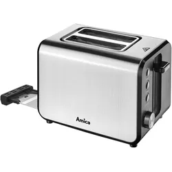 Amica TOSTER TM 3030 INOX - 1193898 *, Toaster, Silber, Schwarz