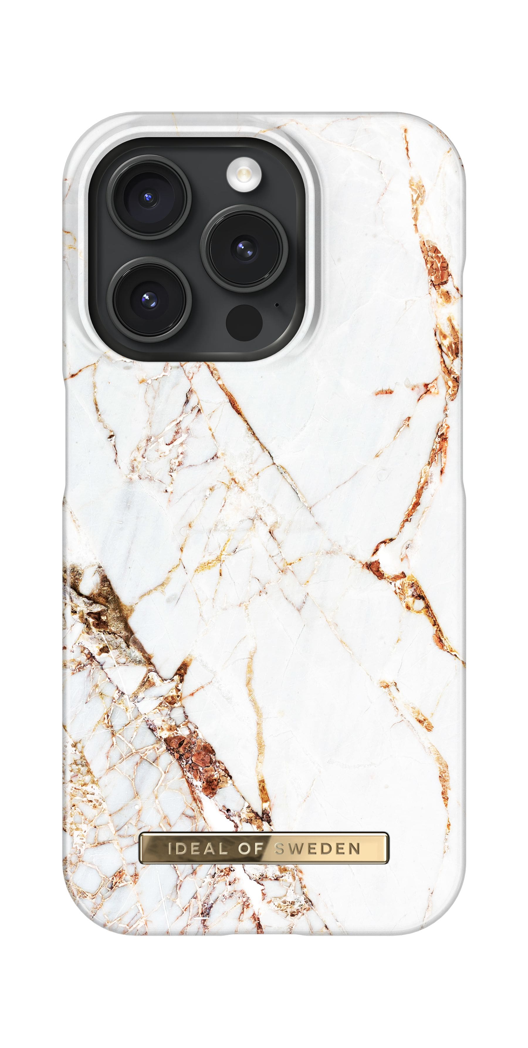 iDeal of Sweden Fashion Case Cover für Apple iPhone 15 Pro (Carrara Gold) IDFC-I2361P-46