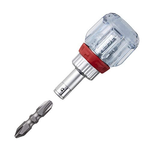 Vessel Ratchet Stubby Schroevendraaier TD-6700W-23 (PH2/PH3)