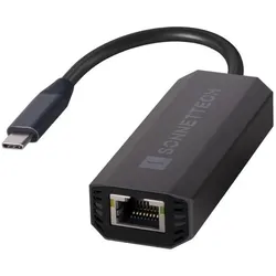 Sonnet Solo5G (USB-C, RJ45 5 Gigabit Ethernet (1x)), Netzwerk Adapter, Schwarz