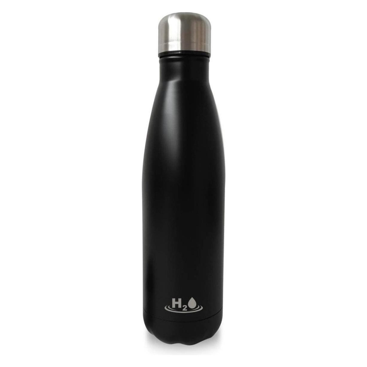 Puro Bottiglia riutilizzabile H2O Single Wall 750 ml Nera (0.75 l) (36895776)