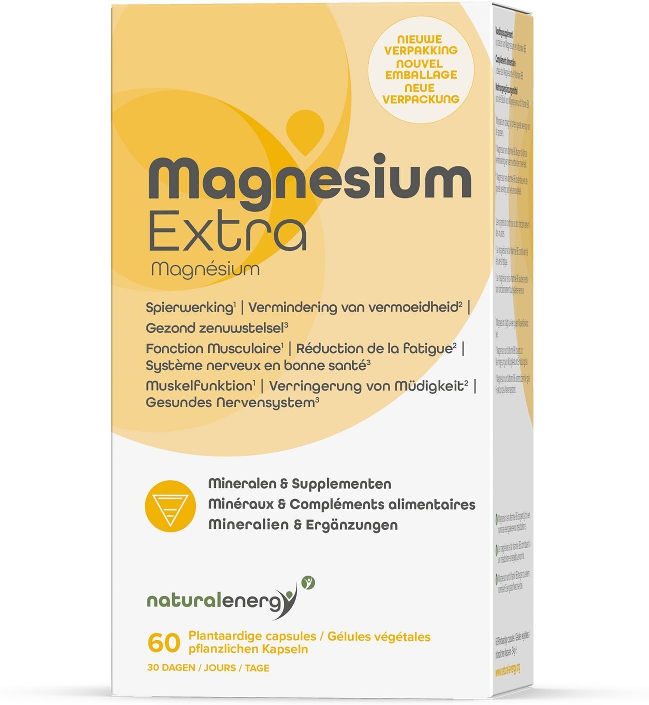 CERES PHARMA - Natural Energy Magnesium Extra V-Caps 60