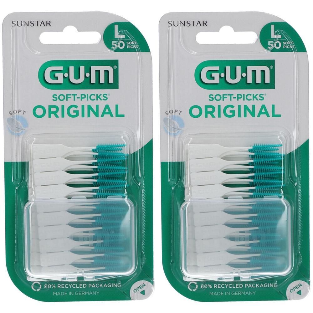 GUM Soft Picks Origin LAR x2 2x50 St Zahnbürste