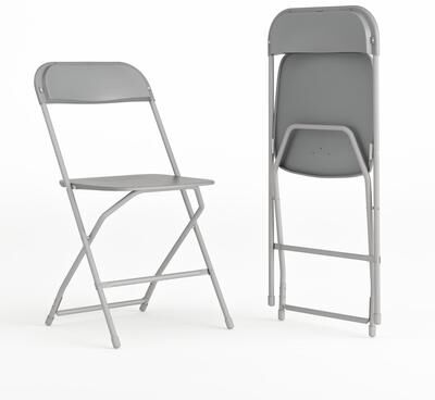 Flash Furniture Plastic Folding Chair - 650LB Weight Capacity - Event Chair