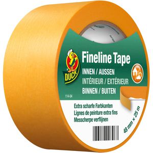 Duck Kreppband 114-04, Washi-Tec Fineline Tape, 48mm x 25m, für Innen und Außen