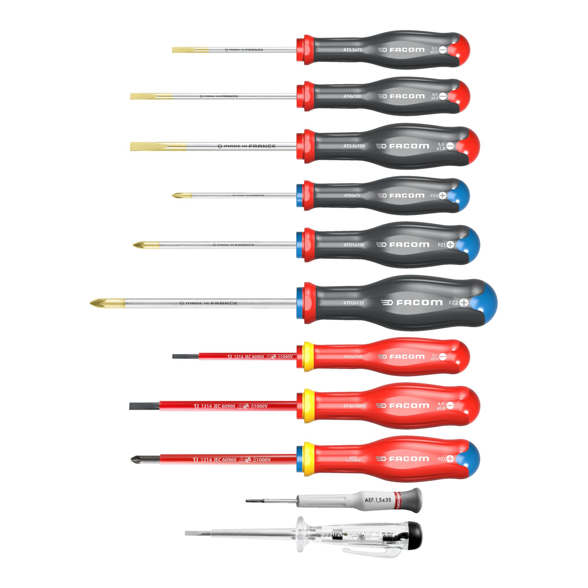 Facom Schraubendreher-Set 11-tlg. (AT.11PB)