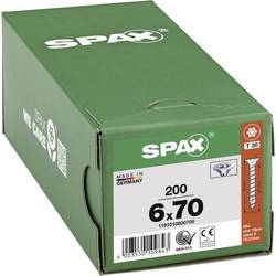 SPAX 1191010600705 R 88091 Senkkopf/T-STAR Holzschraube 6 mm 70 mm T-STAR plus Stahl WIROX 200 St.