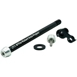 Trainer Axle - Steckachse für Rollentrainer, The Robert Axle Project, Enthaltene Spacer: keine; Komplettsystem passend für Cervélo R.A.T. Systeme, incl. Ersatz-Schaltauge, das das original R.A.T. System-Schaltauge ersetzt., Größe: M12X1.5 1