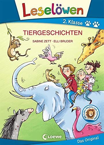 Sabine Zett - Leselöwen 2. Klasse - Tiergeschichten: Großbuchstabenausgabe - Preis vom 17.10.2026 19:25:27 h