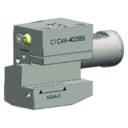 Magni WILKE Form C1/C4 DIN 69880 Axialwerkzeughalter Form C1/C4 DIN 69880 VDI50 Doppelverz. re. Ãœberkop (80150085)