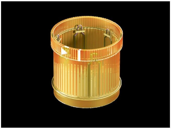 RITTAL Élément lumineux LED permanent SG 2372.021 jaune 24 V AC/DC (2372021)