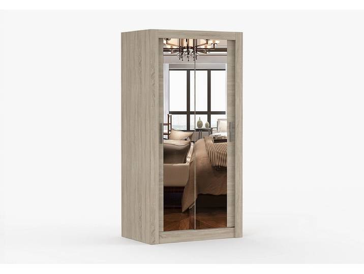 Schwebetürenschrank MILAN eiche 2 Türen