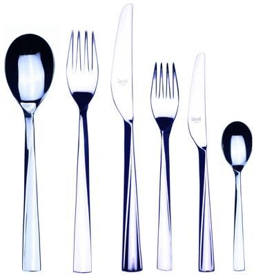 Mepra Elica Flatware Set - 36 Pieces - Stainless Steel