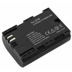 Akku für Canon EOS 7D Mark II, Typ LP-E6, 1300 mAh