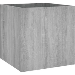 Helloshop26 - Hochbeet für Pflanzen Blumen Terrasse Garten Sonoma 40 x 40 x 40 cm Holzwerkstoff grau 02_0038725
