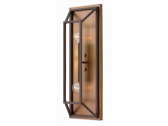 Elstead Lighting Wandleuchte Fulton, Schwarz, Bronzefarben, Metall, 23.5x56.6x19 cm, Lampen & Leuchten, Innenbeleuchtung, Spots & Strahler, Wandstrahler