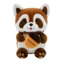 Lean Toys Lean Plüsch-Maskottchen Waschbär Zum Knuddeln Mit Eichel 23Cm (23 cm) (67992345)